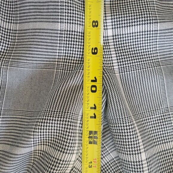 Cotton:On Pleated Front Plaid With Black Side Stripe Pants Size S/P - Picture 14 of 14